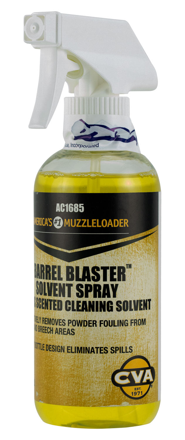 CVA AC1685 Barrel Blaster 12 oz Solvent Trigger Spray for Black Powder Firearm Cleaning