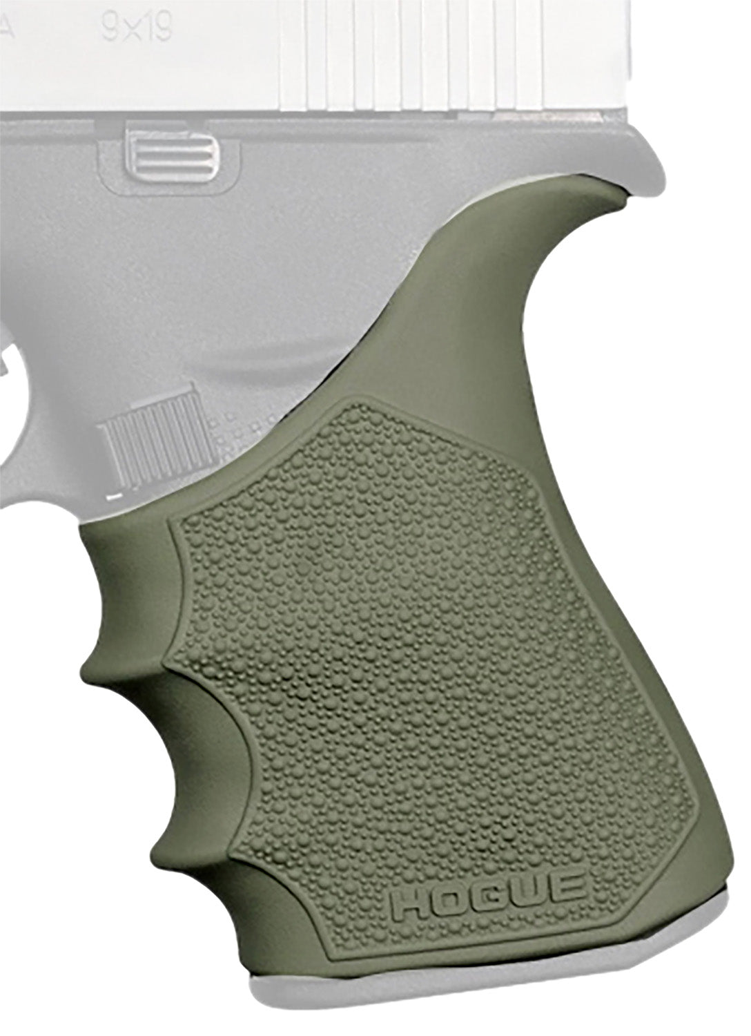 Hogue HandAll 18211 OD Green Beavertail Rubber Pistol Grip Sleeve