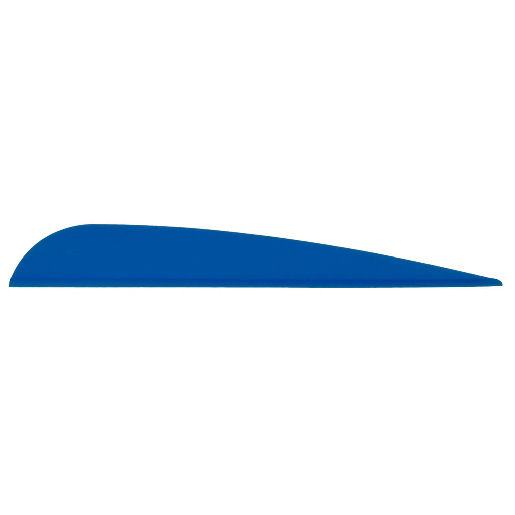 AAE Elite Plastifletch Vanes 3.875 inch Blue 100 pk.
