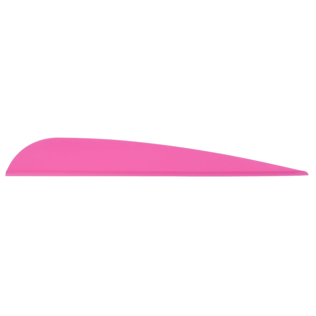 AAE Elite Plastifletch Vanes 3.875 inch Hot Pink 100 pk.