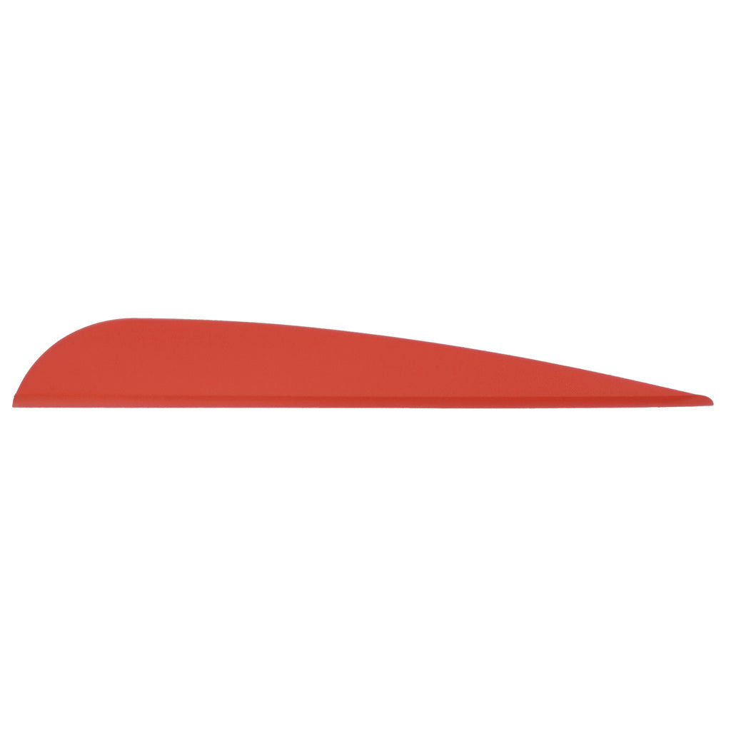 AAE Elite Plastifletch Vanes 3.875 inch Red 100 pk.