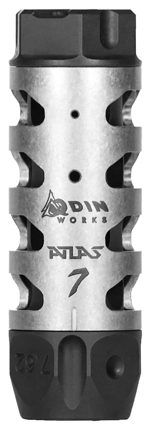 Odin Works MBATLAS7 7.62 Atlas Compensator 5/8-24 TPI 3.06" OAL 1" Dia