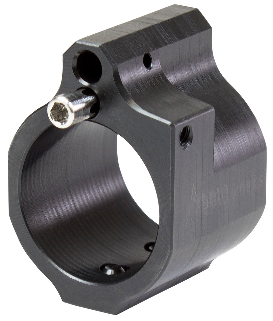 Odin Works GBADJ875 .875" Adjustable Low Profile Gas Block Black Nitride