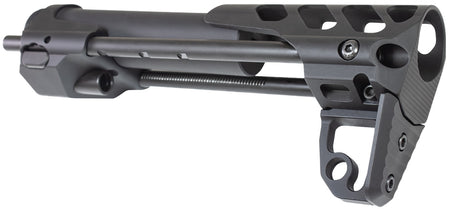 Odin Works OSCQSBLK CQ-S Black Aluminum Compact Rifle Stock for AR-15/M4/5.56/.223