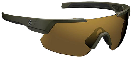 Magpul MAG104413152030 Defiant Eyewear Bronze Gold Lens OD Green Polycarbonate Frame