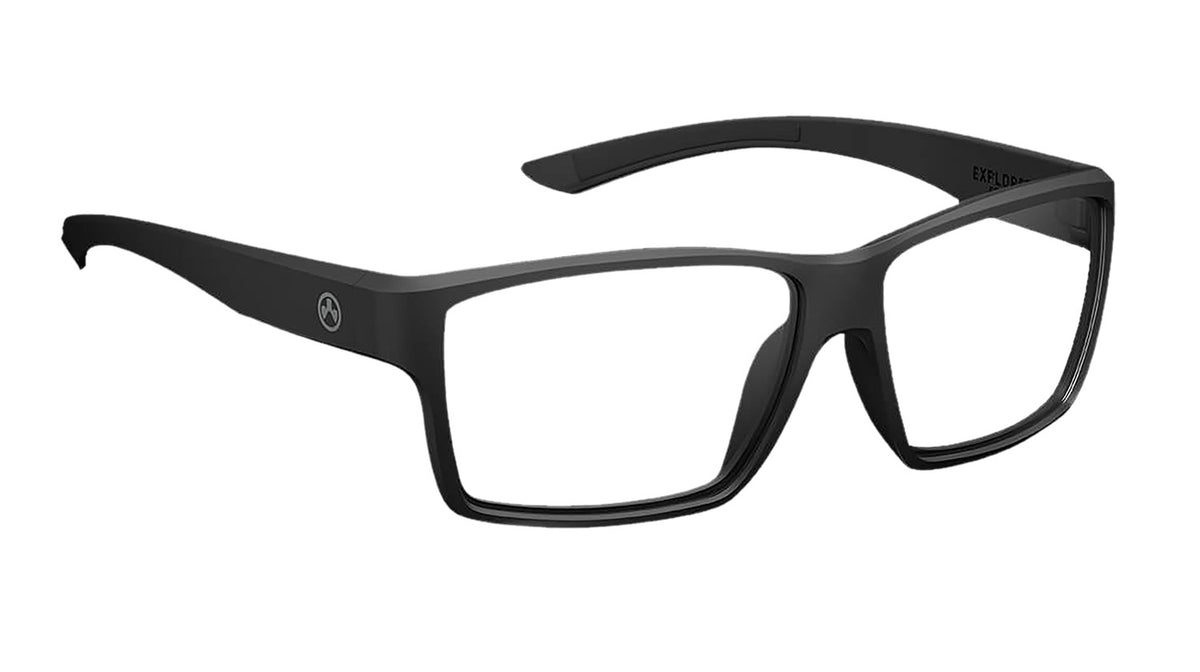 Magpul MAG114700011000 Explorer Adult Eyewear Clear Lens Black Polycarbonate Frame