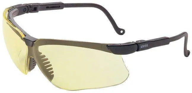 Howard Leight Genesis Shooting Glasses Black Frame Amber Lens