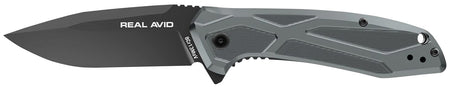 Real Avid AVRAV2 RAV-2 3.25" Drop Point Black Oxide Folding Knife Aluminum Handle