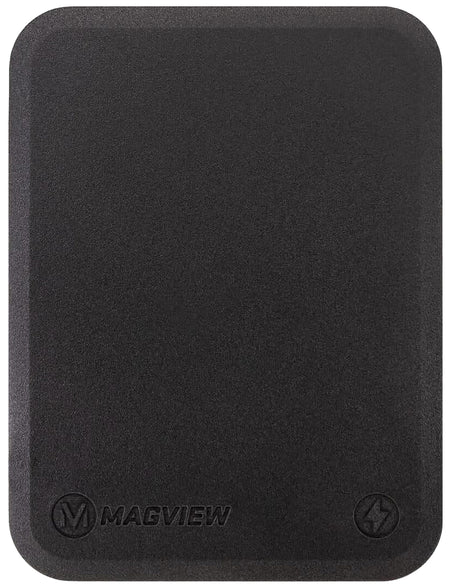 Magview 82028 Wireless Charging Magnetic Phone Plate 2.50" x 3.25" Black