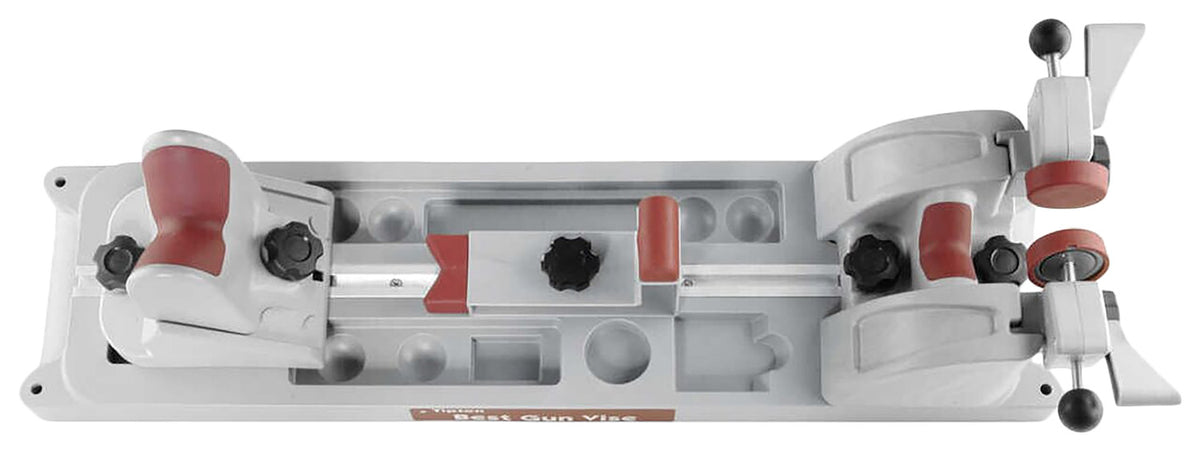 Tipton Best Gun Vise Gray Universal Polymer Firearm Cleaning and Gunsmithing