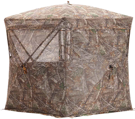 Rhino Blinds RBO194 150 Denier Rhino 270 See-Through Ground Blind Realtree Edge
