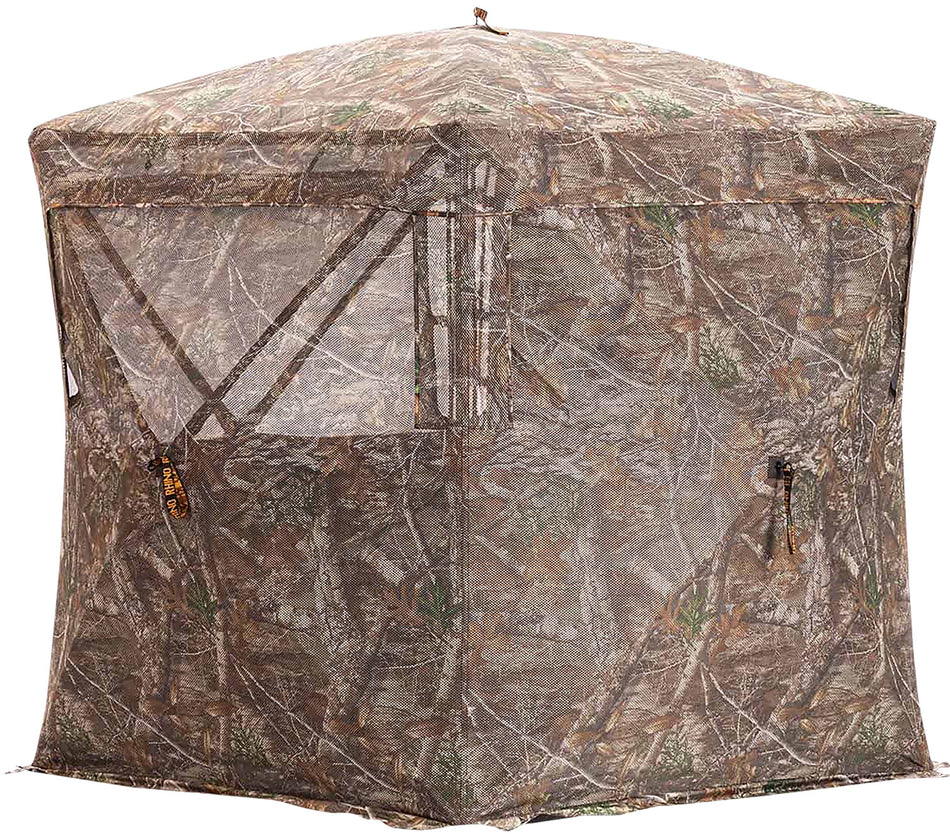 Rhino Blinds RBO194 150 Denier Rhino 270 See-Through Ground Blind Realtree Edge