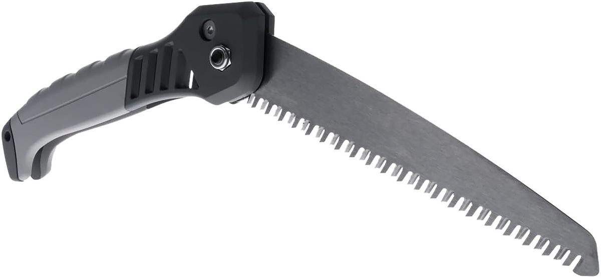 Hawk HWKWSAW 7" SK5 Carbon Steel Wood Saw Black Titanium Nitride Coating 3-Position Push Button Handle