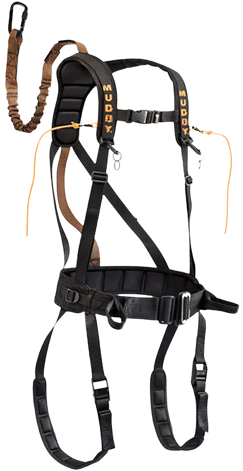 Muddy MUD-MSH400-XL The Safeguard Harness with Cam Leg Buckles Nylon XL Black