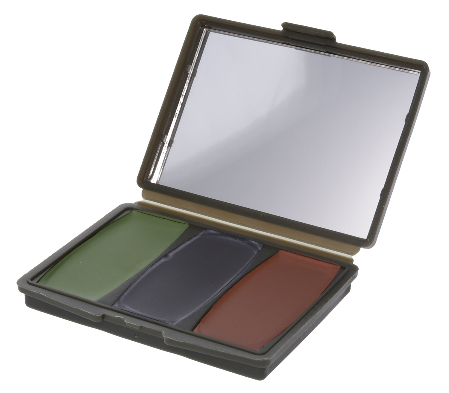 Hunters Specialties Camo-Compac 3 Woodland Hunting Face Makeup Kit Black Brown Green