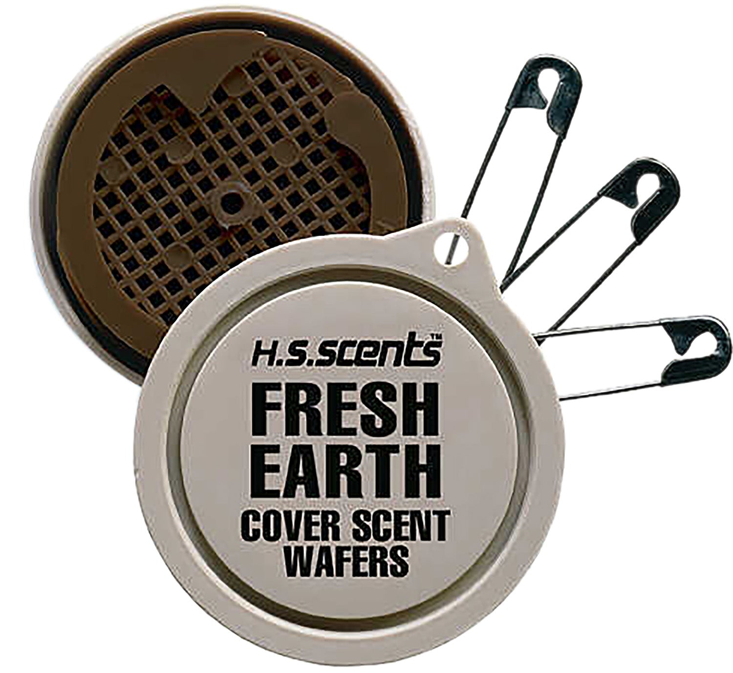 Hunters Specialties Fresh Earth Cover Scent Wafers 9-Pack and 3 Storage Containers