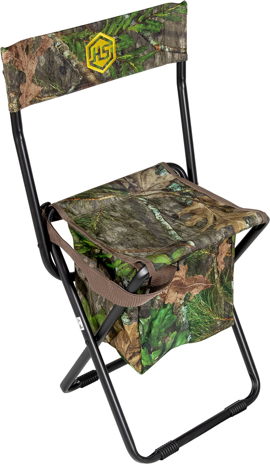 Hunters Specialties Collapsible Camo Dove Chair with Carry Strap and Back Support