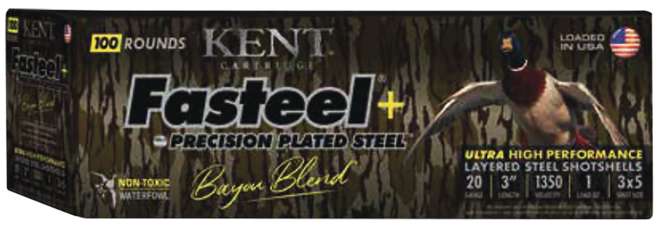 Kent Cartridge 20 Gauge Shotgun Ammo  3 in 1 oz #3 / 5