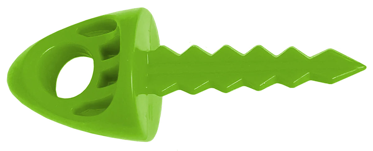 TargetTack Lime Green 1-Inch Polycarbonate Tacks for Paper and Vinyl Targets, 12 Count