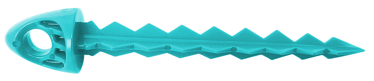 TargetTack Teal Green 3-Inch Polycarbonate Tacks for Paper and Vinyl Targets, 6 Count