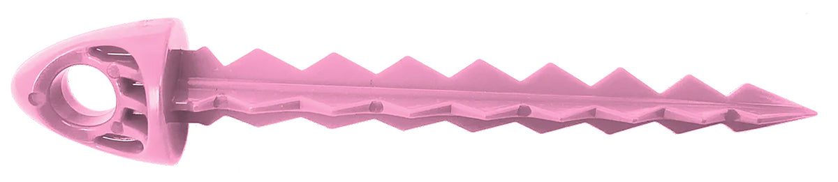 TargetTack Pink 3-Inch Polycarbonate Tacks for Paper and Vinyl Targets, 6 Count