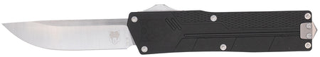 CobraTec Paragon Edge Automatic OTF Knife Satin VG-10 SS Blade Black Textured Handle Window Breaker
