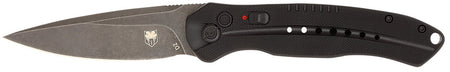 CobraTec Diablo Folding Automatic Knife 3.50" Stonewashed D2 Blade Black G10 Scales Safety Switch