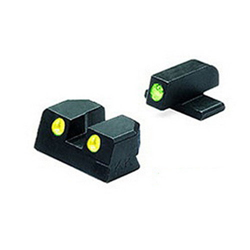 Meprolight Springfield XD 9mm 40 Cal Green/Yellow Tritium Night Sight Set