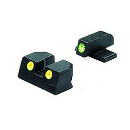 Meprolight Springfield XD 9mm 40 Cal Green/Yellow Tritium Night Sight Set