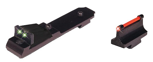 TruGlo TG114 CNC-Machined Fiber Optic Iron Sight Set for Henry Lever Action Rifles Windage/Elevation Adjustable