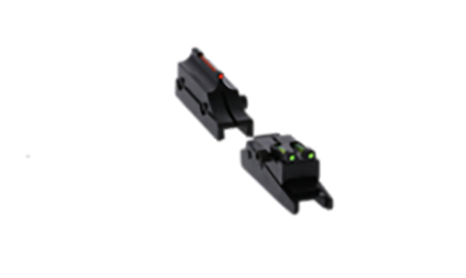 Truglo Pro Magnum Gobble-Dot Adjustable Turkey/Deer Shotgun Sight Browning Maxus Silver 1/4" Rib Fiber Optic