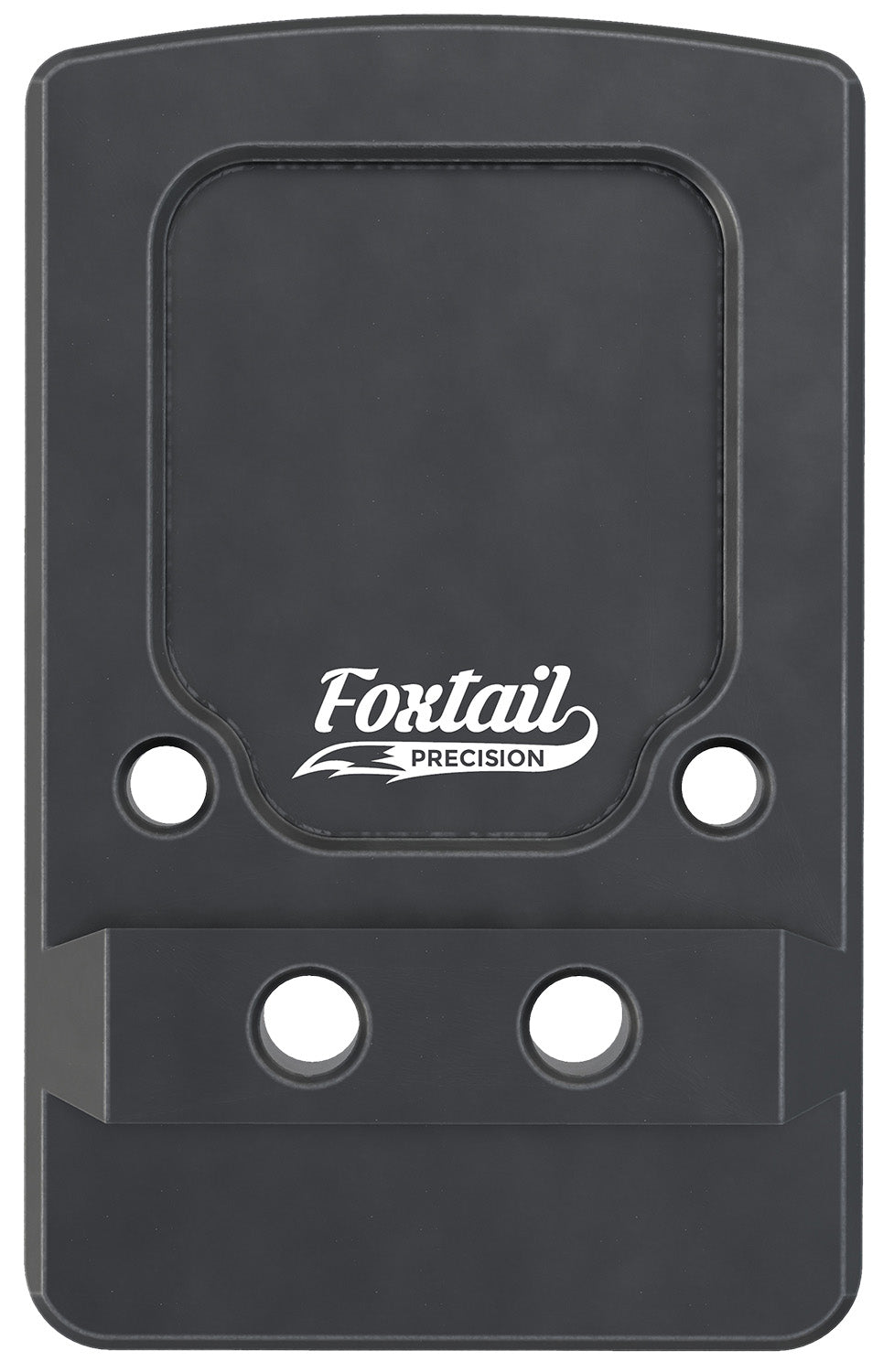 Foxtail Precision 100013 Non-MOS Glock Dovetail Optic Mount Plate for Holosun 407/507c Black Anodized
