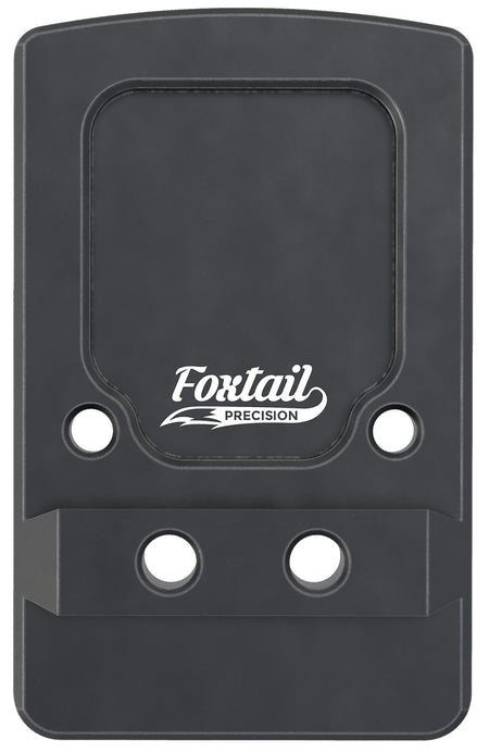 Foxtail Precision 100013 Non-MOS Glock Dovetail Optic Mount Plate for Holosun 407/507c Black Anodized
