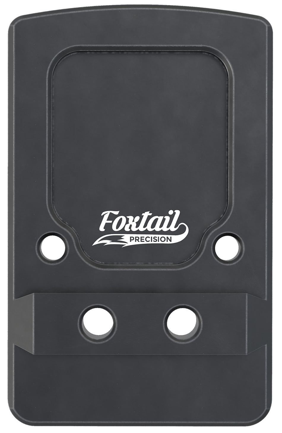 Foxtail Precision 100013 Non-MOS Glock Dovetail Optic Mount Plate for Holosun 407/507c Black Anodized