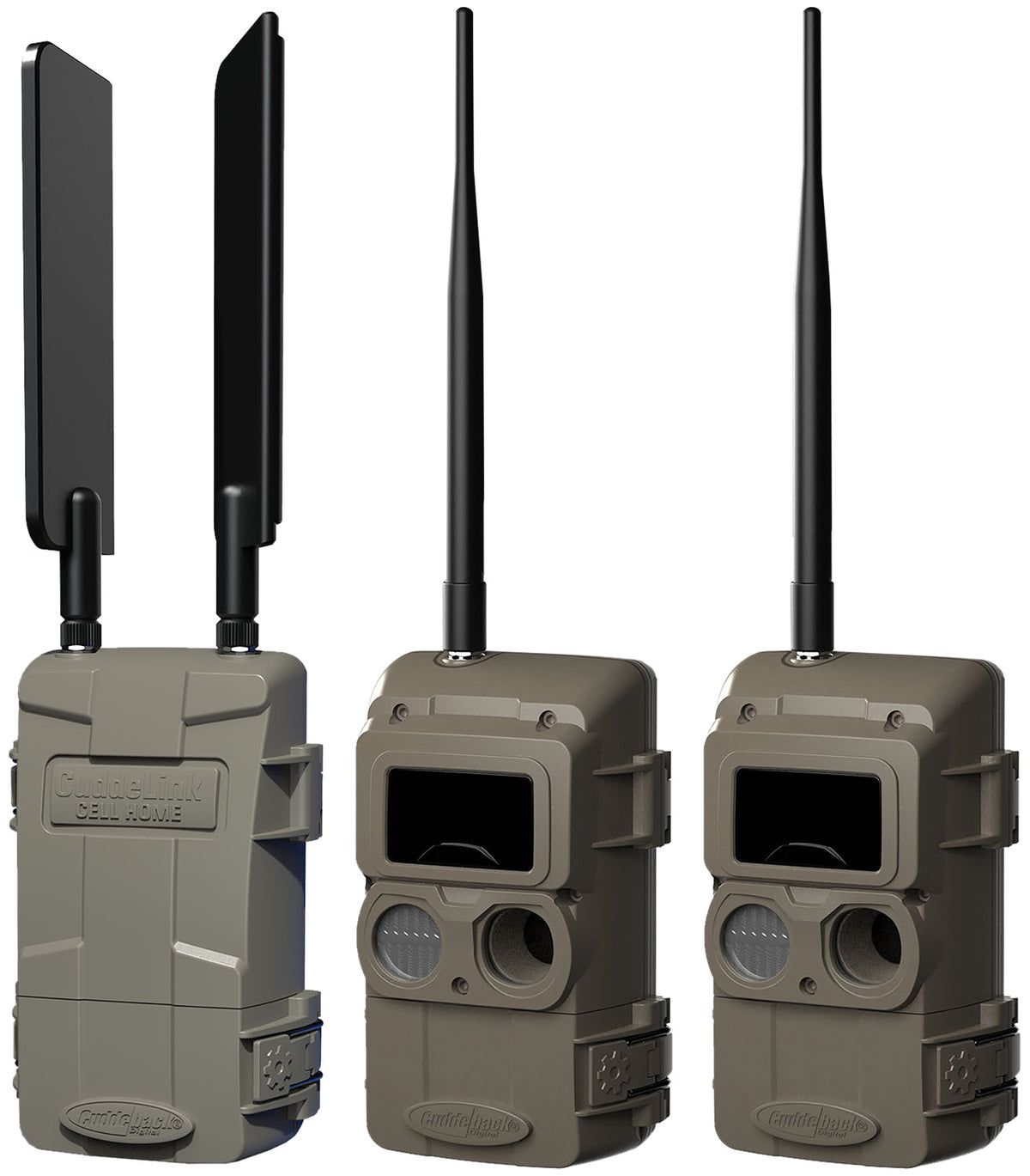 Cuddeback KT002 CuddeLink Black Flash Camera 3-Pack Starter Kit