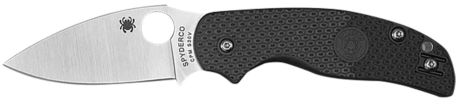 Spyderco Sage 5 Lightweight C123PBK 3" Plain Satin CPM S30V Stainless Blade Black FRN Handle Folding Knife