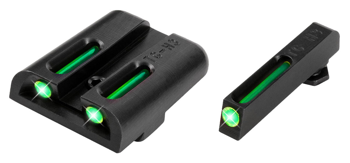 TruGlo TG131XT TFO Day Night Tritium Fiber Optic Sights Springfield Armory XD Series Green
