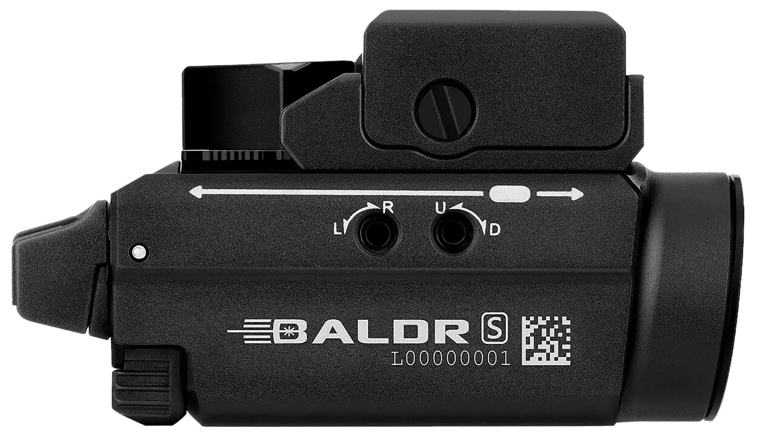 Olight Baldr S BL Compact Rail-Mount Tactical Light 800 Lumens with Adjustable Blue Laser
