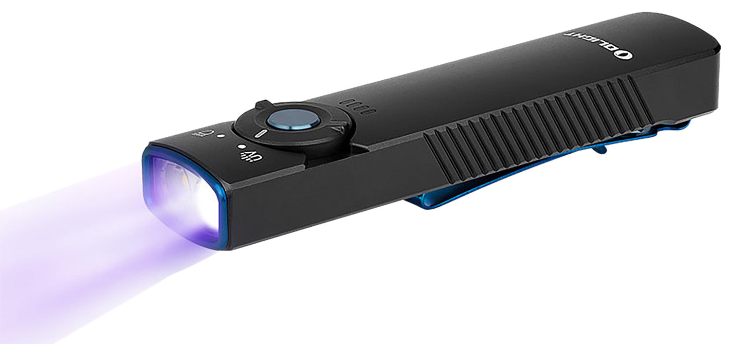 Olight Arkfeld UV Black Anodized 1000 Lumen White LED Flashlight with 365nm UV Light