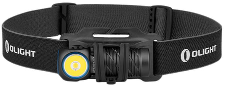 Olight Perun 2 Mini Black Anodized 1,100 Lumens EDC Headlamp White and Red LED