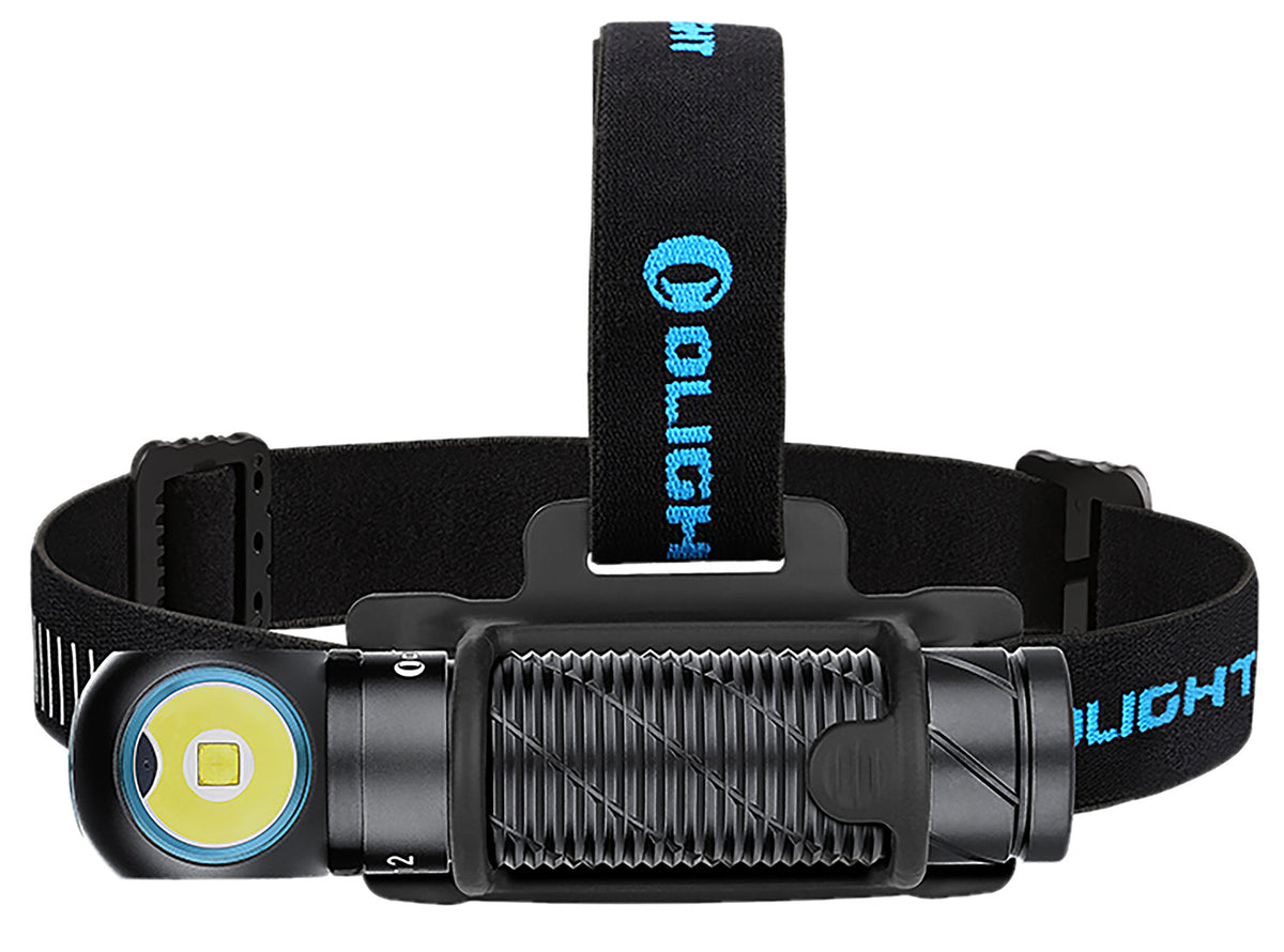 Olight Perun 2 Black Anodized 2,500 Lumens EDC Headlamp with White LED