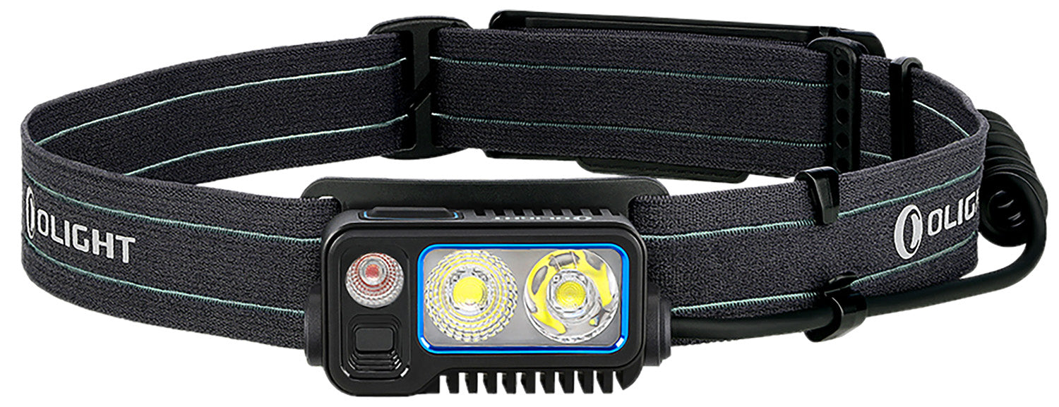 Olight Array 2 Pro Black 1,500 Lumens Rechargeable Headlamp with White and Red LED
