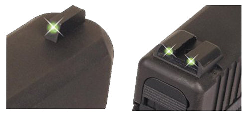 TruGlo TG231S1 Tritium Glow Green Night Sight Set Front/Rear Pistol Sights
