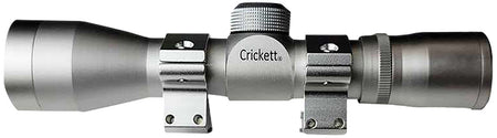 Crickett KSA054S 4x32mm Silver Compact Scope with Rings Included