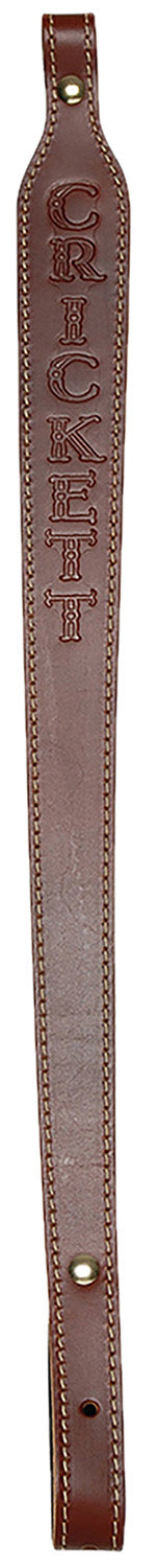 Crickett KSA801 Leather Rifle Sling Brown 23" for Crickett Youth Rifles