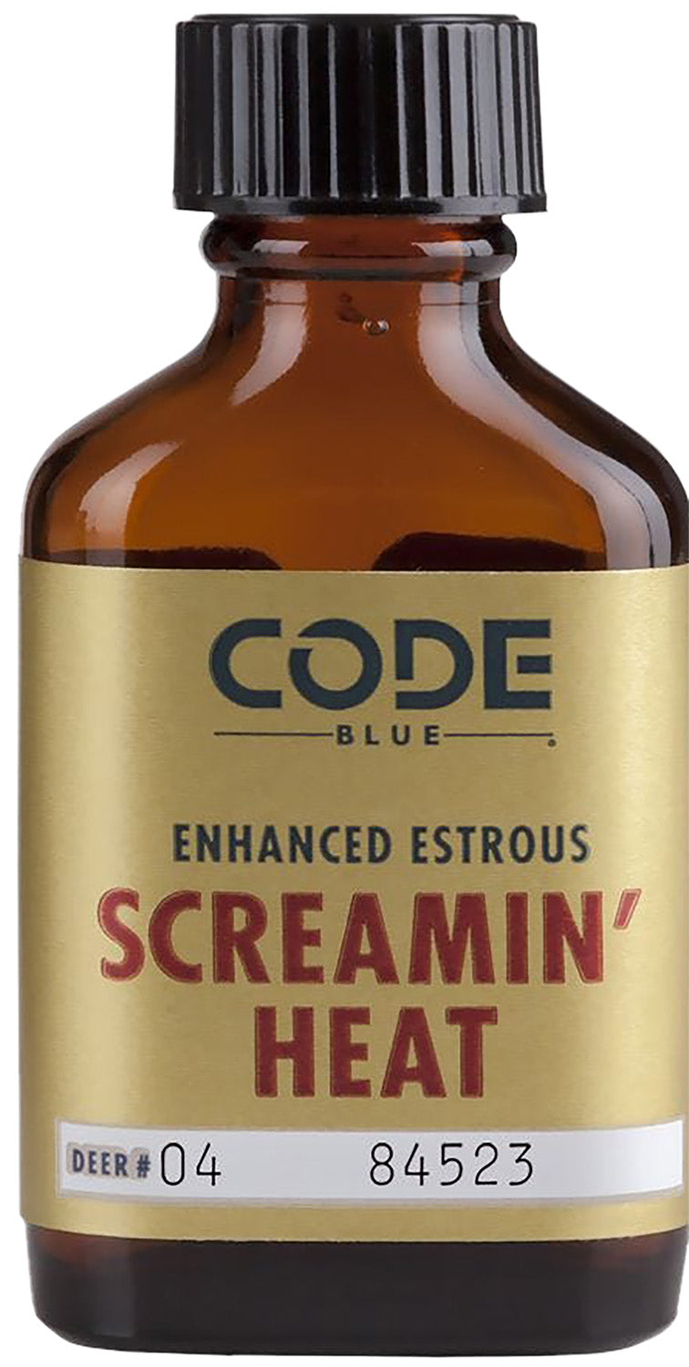 Code Blue OA1226 Screamin Heat 1 oz Liquid Doe Estrous Scent for Deer Hunting
