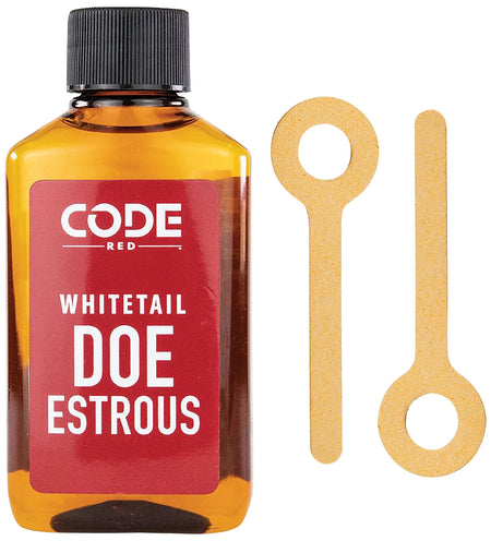 Code Blue OA1344 Code Red Doe Estrous 4 fl oz Liquid Deer Lure Wick Combo