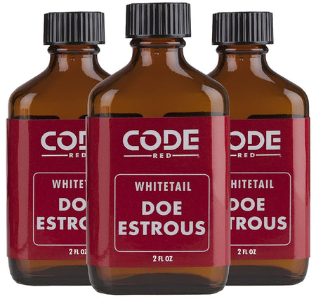 Code Blue OA1325 Code Red Doe Estrous 3-Pack 2 fl oz Each Deer Lure Liquid