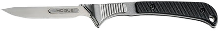Hogue 35876 Expel Fixed Scalpel Knife 2.050" High Carbon Steel Blade Black G10 Scales SS Handle w/ Blade Set