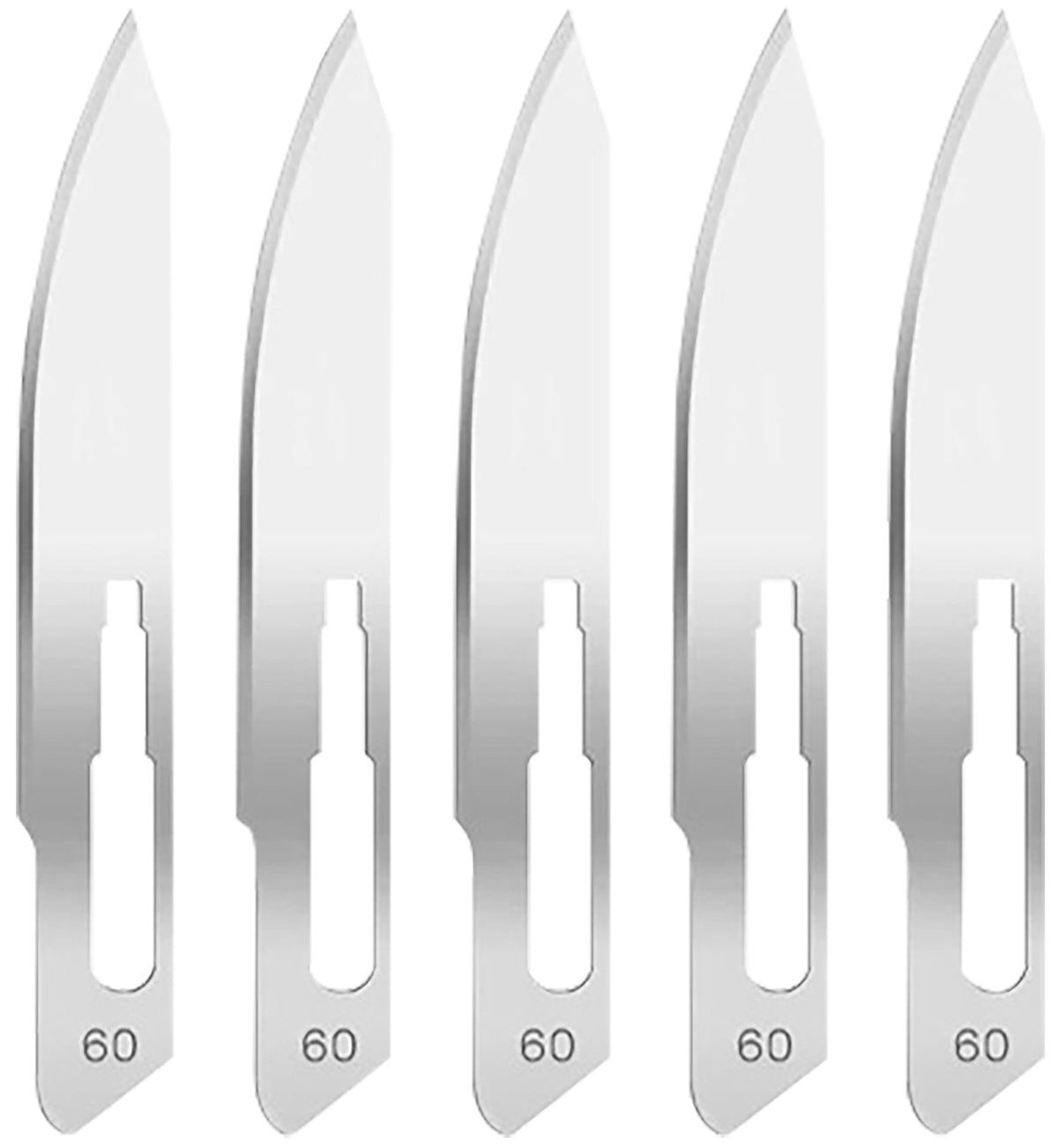 Hogue Expel 35886 High Carbon Steel #60 Scalpel Replacement Blades 5-Pack